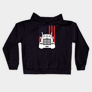 American truckdriver Kids Hoodie